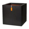 Capi Plantenbak Vierkant Urban Smooth NL - L30 X B30 X H30cm - Zwart
