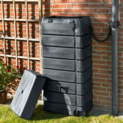 Regentank 276L Kunststof - Antraciet - H135x60x40cm - Nature 7 Regentank 276L Kunststof - Antraciet - H135x60x40cm - Nature -Bloeiplek Verkoopwinkel regentank 276l kunststof antraciet h135x60x40cm 4 1