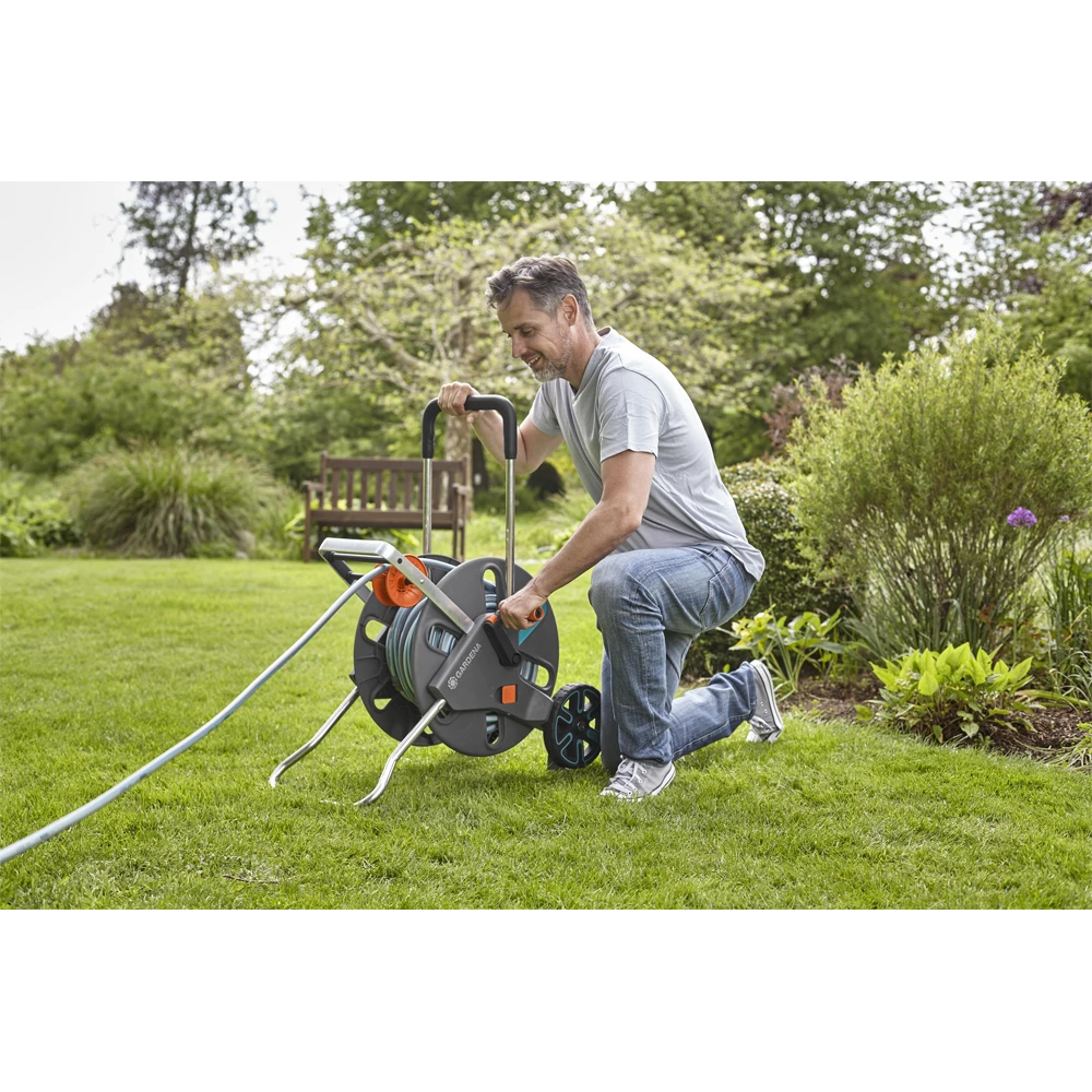 Slangenwagen AquaRoll Easy Set - L - 50m - Gardena 3 Slangenwagen AquaRoll Easy Set - L - 50m - Gardena - Afbeelding 3