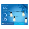 Lumineo Solar Feestverlichting Lichtsnoer - Flashing Effect - 180cm - 10 LEDS - Warm Wit