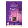 Lumineo Solar Lantaarn - LED - D20 X H79cm - Zwart