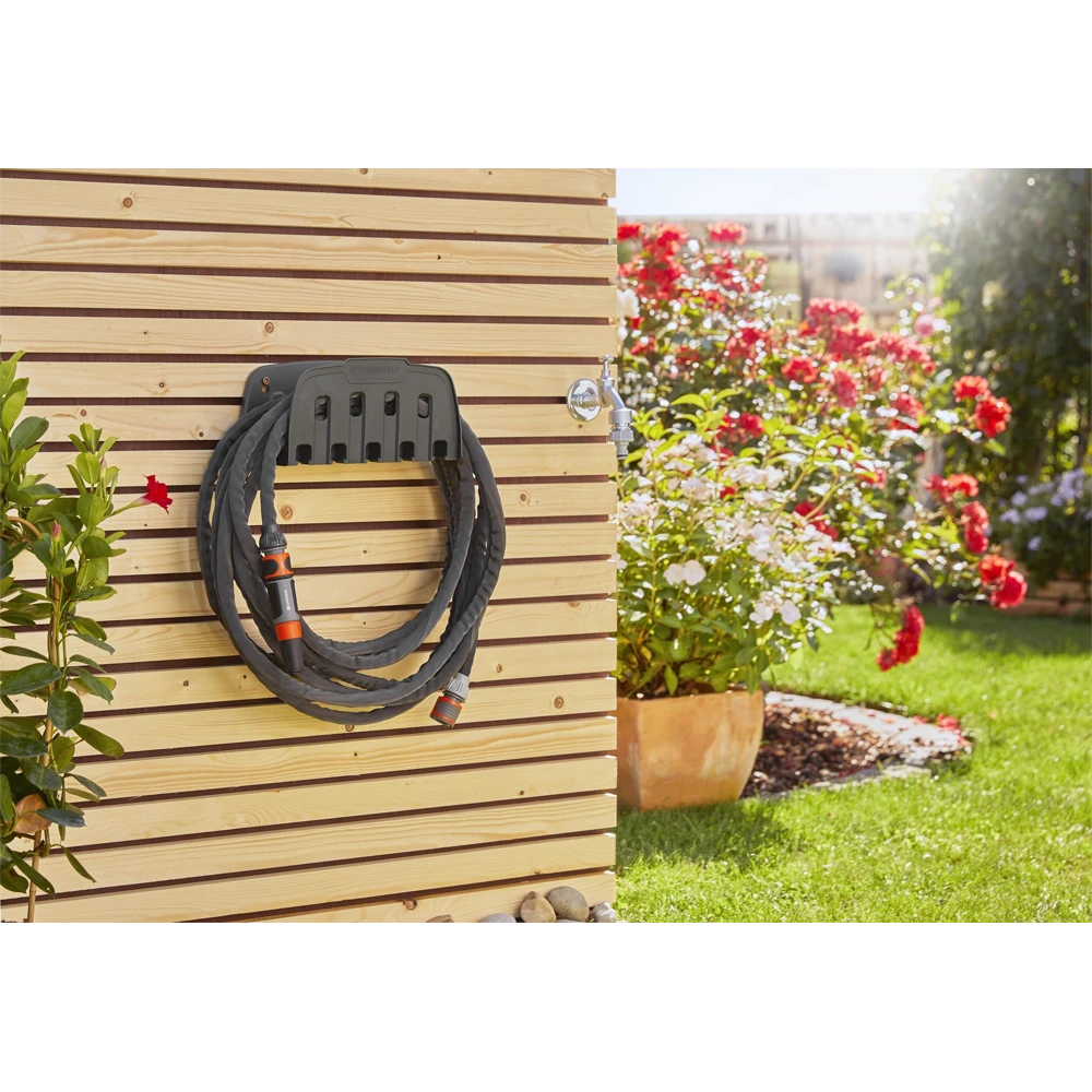 Textielslang Liano Set Met Wandslanghouder - 15m - Gardena 4 Textielslang Liano Set Met Wandslanghouder - 15m - Gardena - Afbeelding 4