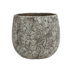 Bloempot Thomas - D21 X H19cm - Off White