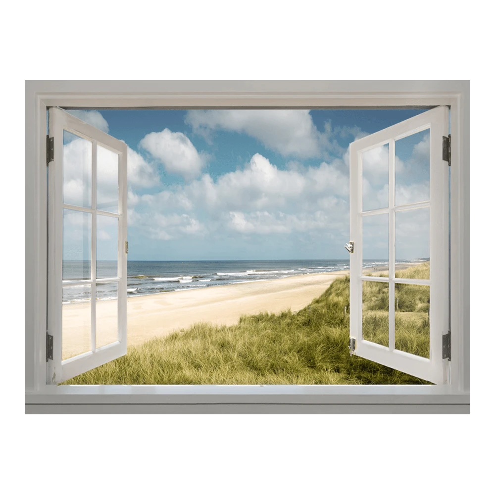 Tuinposter Kozijn - 80x60cm 1 Tuinposter Kozijn - 80x60cm