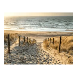 Tuinposter Strandpad - 80x60cm