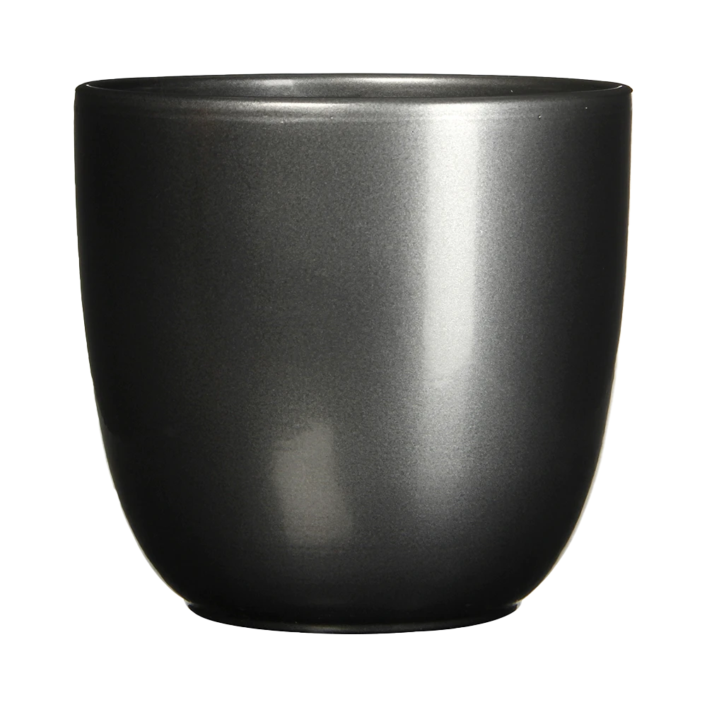 Bloempot Tusca - D35 X H31.5cm - Antraciet 1 Bloempot Tusca - D35 X H31.5cm - Antraciet