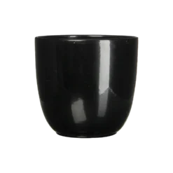 Bloempot Tusca - D25 X H23cm - Zwart