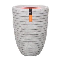 Capi Bloempot Nature Elegant Row NL - D34 X H47cm - Ivoor