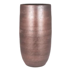 Bloempot Mira Hoog - D26 X H50cm - Koper