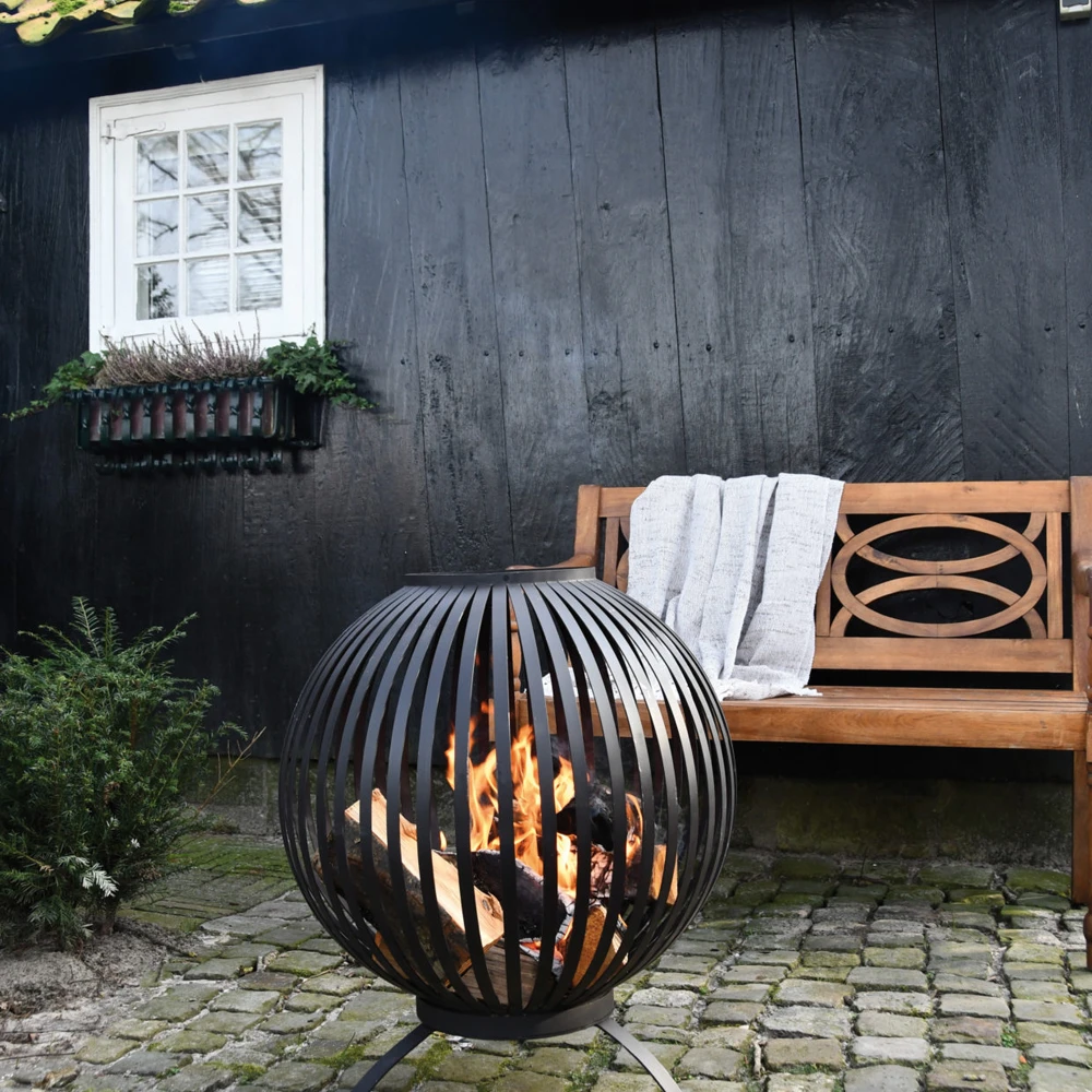 Vuurbal Met Strepen - D60cm - Fancy Flames 3 Vuurbal Met Strepen - D60cm - Fancy Flames - Afbeelding 3