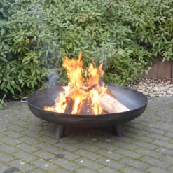 Vuuschaal Staal - D100cm - Fancy Flames -Bloeiplek Verkoopwinkel vuuschaal staal d100cm fancy flames 4