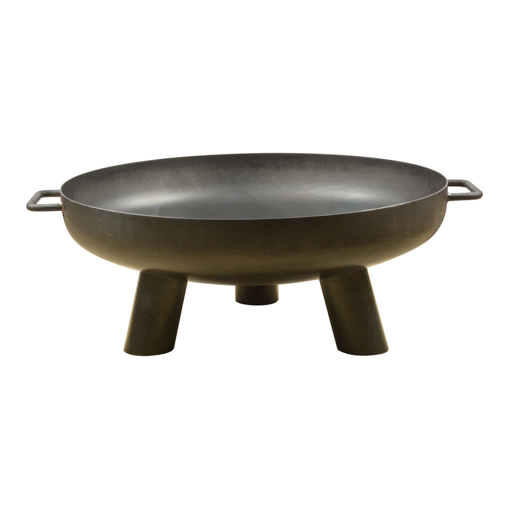 Vuuschaal Staal - D60cm - Fancy Flames 1 Vuuschaal Staal - D60cm - Fancy Flames