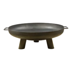 Vuuschaal Staal - D70cm - Fancy Flames