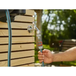 Wandslangenbox RollUp - M/L - 25m - Blauw - Gardena -Bloeiplek Verkoopwinkel wandslangenbox rollup m l 25m blauw gardena 4 7